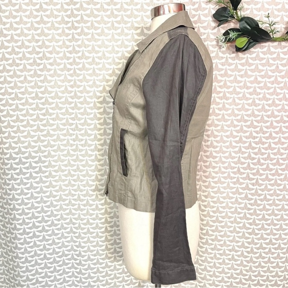 Eileen Fisher Linen Jacket - Picture 4 of 7